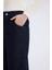 Barrel Fit Beli Lastikli Bilek Boy Cepli Yumuşak Jean Pantolon E3873AX25SP 5