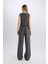 Wide Leg Kumaş Palazzo Pantolon Çift Cepli Normal Bel Standart Boy Geniş Bol Paça D5066AX24AU 7