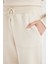 Regular Fit Jogger Eşofman Altı Basic Düz Beli Lastikli Bağcıklı Cepli V2699AZ24WN 6
