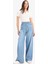 Wide Leg Yüksek Bel Geniş Paça Uzun Yumuşak Jean Pantolon E1679AX25SM 3