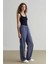 Coool Wide Leg Kareli Normal Bel Geniş Paça Pantolon E6121AX25SP 3