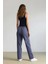 Coool Wide Leg Kareli Normal Bel Geniş Paça Pantolon E6121AX25SP 7