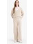 Relax Fit Geniş Bol Paça Pantolon V0088AZ25WN 1