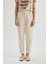 Paperbag Gabardin Kumaş Pantolon Yüksek Bel Cepli Basic Düz Standart Paça S2790AZ24SM 3