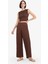 Regular Fit Beli Lastikli Basic Düz Bürümcük Pantolon D4415AX25SP 2