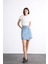 Mini Jean Şort Etek F7503AX25SM 1