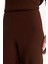 Regular Fit Basic Düz Beli Lastikli Düz Paça Triko Pantolon D6912AX25WN 5