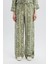 Rahat Palazzo Pantolon Wide Leg Geniş Bol Paça Desenli Yüksek Bel C4042AX25SP 3