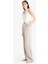 Wide Leg Geniş Paça Uzun Boy Keten Karışımlı Kumaş Palazzo Pantolon E0112AX25SP 3