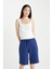 Regular Fit Beli Lastikli Düz Paça Bermuda Şort N7439AZNS 3