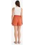 Yüksek Beli Lastikli Düz Paça Şort F0487AX25SM 8