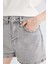 Mom Fit Yüksek Bel Jean Şort C0689AX24HS 5