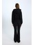 Wide Leg Geniş Paça Beli Lastikli Uzun Boy Pantolon E4387AX24WN 5