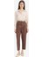 Carrot Fit Kemerli Klasik Pantolon Yüksek Bel Dar Paça Piliseli Basic Düz Kısa Paça D4282AX25SM 1