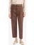 Carrot Fit Kemerli Klasik Pantolon Yüksek Bel Dar Paça Piliseli Basic Düz Kısa Paça D4282AX25SM 2