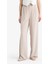 Wide Leg Geniş Paça Uzun Boy Keten Karışımlı Kumaş Palazzo Pantolon E0112AX25SP 5