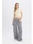 Coool Wide Leg Geniş Paça Normal Bel Pantolon Kargo Cepli Basic Düz C4710AX24SP 2