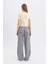 Coool Wide Leg Geniş Paça Normal Bel Pantolon Kargo Cepli Basic Düz C4710AX24SP 6