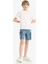 Erkek Çocuk Jean Şort D8566A825SM 4