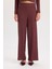 Wide Leg Geniş Bol Paça Beli Lastikli Basic Düz Bürümcük Pantolon D6300AX24AU 4