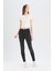 Skinny Fit Yüksek Bel Düz Paça Uzun Jean Kar Yıkamalı Pantolon D6601AX25SP 2