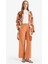 Regular Fit Beli Lastikli Cepli Düz Paça Pantolon F0984AX25SM 4