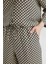 Wide Leg Geniş Bol Paça Desenli Yüksek Bel Rahat Palazzo Pantolon C4042AX25SP 4