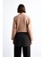 Relax Fit Yarı Elastik Bantlı Bel Poplin Tesettür Kapatıcı Parça F8527AX25SM 8
