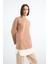 Relax Fit Yarı Elastik Bantlı Bel Poplin Tesettür Kapatıcı Parça F8527AX25SM 4