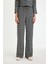 Rahat Pantolon Wide Leg Geniş Bol Paça Desenli Yüksek Bel C4042AX24AU 4