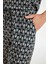 Rahat Pantolon Wide Leg Geniş Bol Paça Desenli Yüksek Bel C4042AX24AU 5