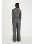 Rahat Pantolon Wide Leg Geniş Bol Paça Desenli Yüksek Bel C4042AX24AU 6