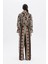 Lug Von Siga x DeFacto Wide Leg Geniş Paça Maxi Poplin Kumaş Pantolon Desenli Normal Bel C1132AX24SM 7