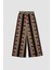 Lug Von Siga x DeFacto Wide Leg Geniş Paça Maxi Poplin Kumaş Pantolon Desenli Normal Bel C1132AX24SM 8