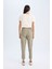 Paperbag Gabardin Kumaş Pantolon Yüksek Bel Cepli Basic Düz Standart Paça S2790AZ24WN 6