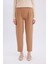 Pantolon Straight Fit Lastikli Bel Piliseli Basic Düz D4405AX24WN 4