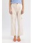 Straight Fit Kargo Kargo Cepli Yüksek Bel Geniş Paça Gabardin Kumaş Pantolon A9200AX24SM 3