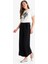 Culotte Esnek Belli Geniş Paça Kuşaklı Krinkıl Viskon Kapri Pantolon C9565AX25SM 3
