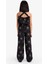 Kız Çocuk Desenli Wide Leg Geniş Paça Pamuklu Pantolon D7610A825SM 6