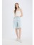 Normal Bel Jean Bermuda Şort E1149AX25SP 2