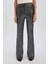 Siyah Şık Payetli Pantolon Flare Fit Yüksek Bel Standart Boy E1773AX24CW 5