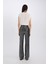 Siyah Şık Payetli Pantolon Flare Fit Yüksek Bel Standart Boy E1773AX24CW 7