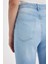 90's Wide Leg Yüksek Bel Geniş Paça Yırtık Detaylı Yıkamalı Jean Pantolon C8609AX24HS 7