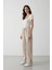 Coool Wide Leg Geniş Paça Keten Karışımlı Pantolon Kargo Cepli Yüksek Bel C0964AX24SM 2