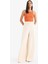 Wide Leg Keten Karışımlı Kumaş Palazzo Pantolon Yüksek Bel Geniş Paça E0127AX25SP 1