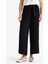 Culotte Esnek Belli Geniş Paça Kuşaklı Krinkıl Viskon Kapri Pantolon C9565AX25SM 4