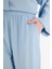 Harem Keten Karışımlı Geniş Paça Pantolon D9732AX25SM 6