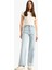 Comfort Straight Yüksek Bel Bilek Boy Jean Yıkamalı Pantolon F2150AX25SM 2