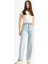 Comfort Straight Yüksek Bel Bilek Boy Jean Yıkamalı Pantolon F2150AX25SM 3