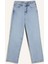 Comfort Straight Yüksek Bel Bilek Boy Jean Yıkamalı Pantolon F2150AX25SM 7
